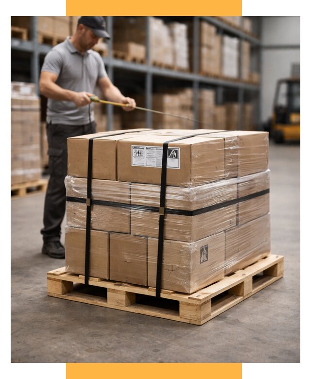 Упаковка и паллетирование грузов от 3616 р. | СетСервис-Внв