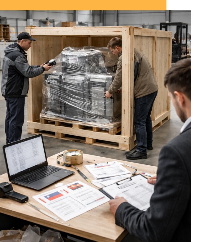 Доставка промышленного оборудования из США от 67158 руб