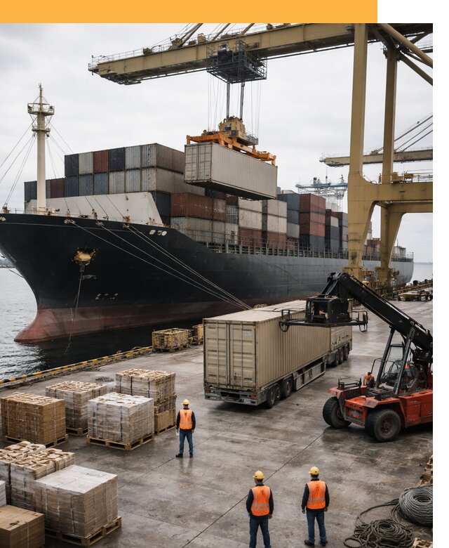 Морские перевозки из Индии: доставка FCL/LCL, таможня от 123984