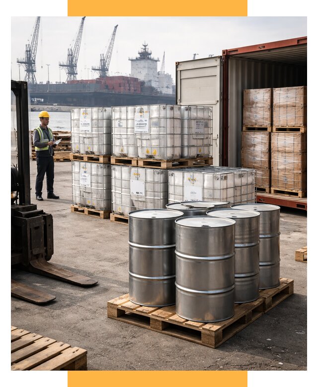 Доставка химического сырья из Индии от 258300 р. | СетСервис-Внв