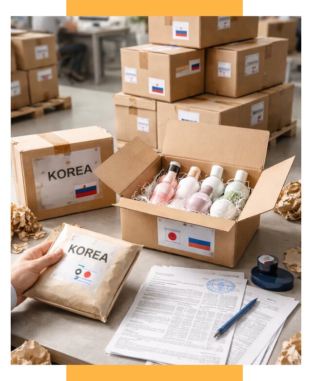 Доставка косметики из Кореи от 8782 р. под ключ | СетСервис-Внв