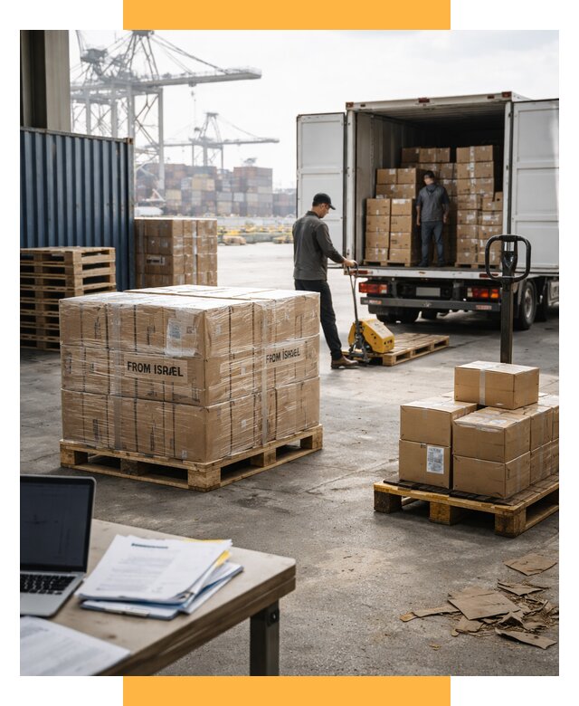 Доставка грузов из Израиля от 15498 р., логистика от СетСервис-Внв