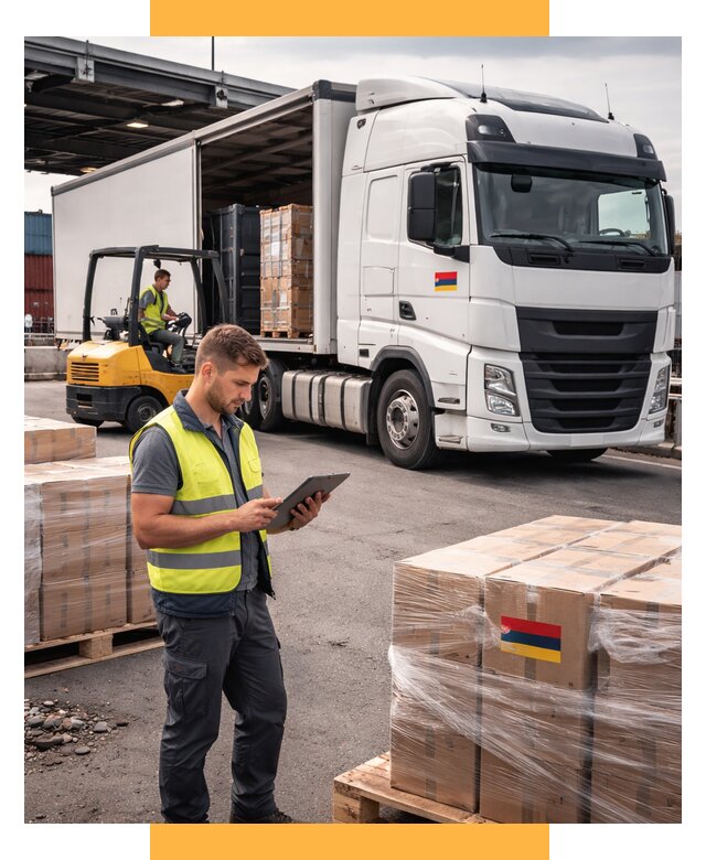 Автоперевозки из Армении от 98154 р. — услуги СетСервис-Внв