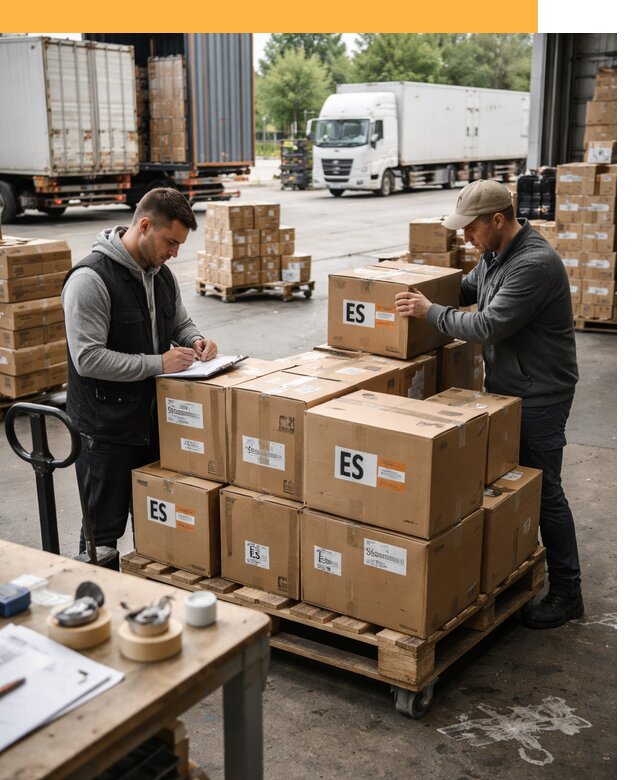 Доставка грузов в Испанию автотранспортом от 36162 руб