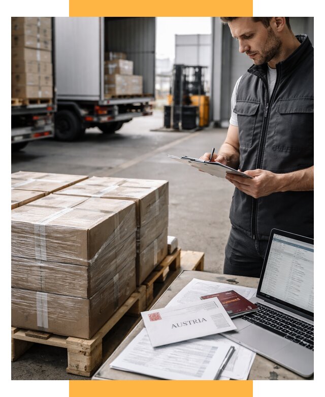 Доставка в Австрию от 67158 р. Логистика и экспорт СетСервис-Внв