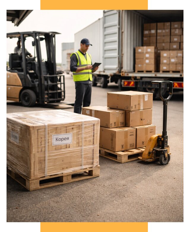 Доставка грузов в Корею из России от 36162 р. | СетСервис-Внв