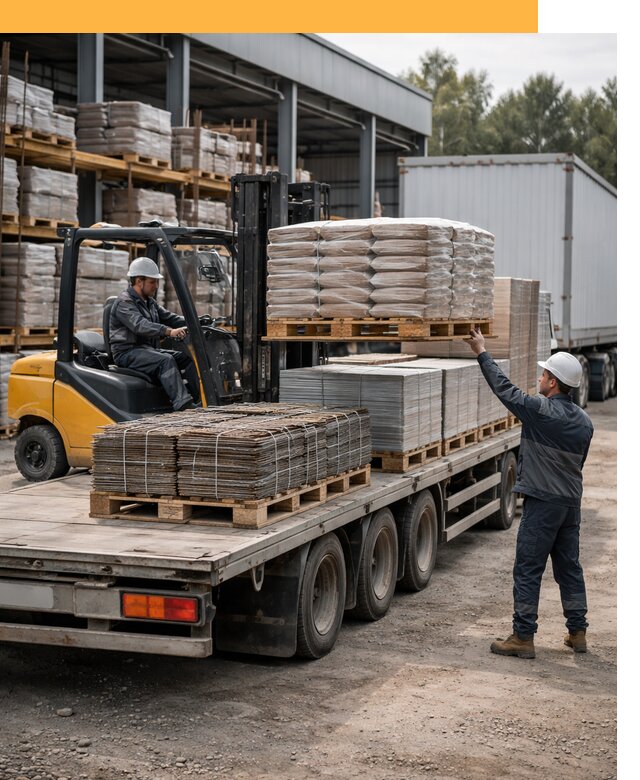 Перевозка строительных материалов по миру от 5683 руб