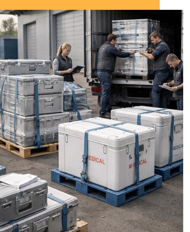 Перевозка медицинского оборудования по всему миру от 15498 руб