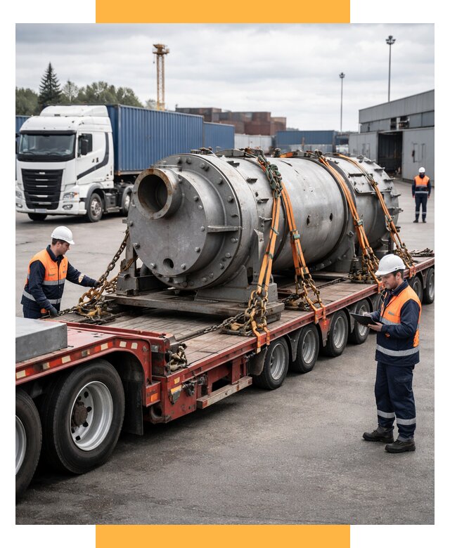 Перевозка тяжеловесных грузов под ключ от 154980 р. | СетСервис-Внв