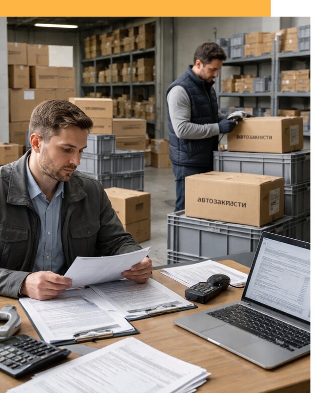 Таможенное оформление автозапчастей по выгодным тарифам от 8782